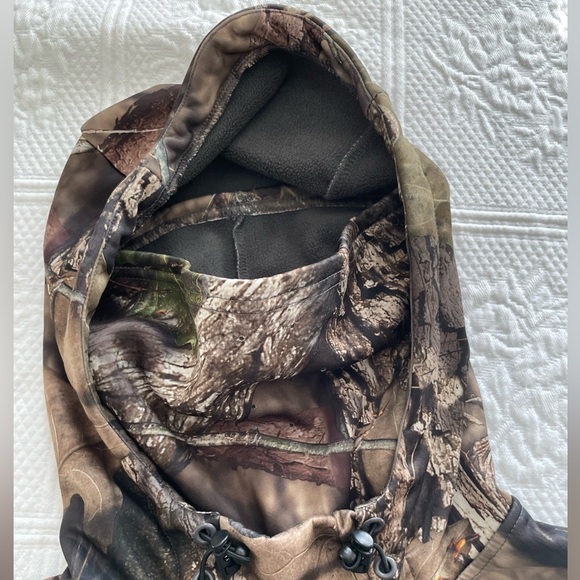 AFTCO Reaper Mossy Oak® Camo Sweatshirt Break-Up Country Fishing Hunting Warm S - Picture 5 of 16